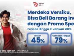 Banyak Diskon Minuman dan Belanja, Ini Promo 17-an BRI