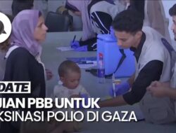 Sekjen Organisasi Internasional Puji Pencalonan Politik Imunisasi Polio Di Gaza Di Jeda Kemanusiaan