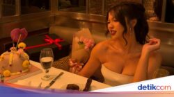 Romantis! Ultah Hingga-29, Mirriam Eka Dinner Steak Bareng Julian Jacob