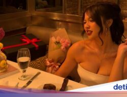 Romantis! Ultah Hingga-29, Mirriam Eka Dinner Steak Bareng Julian Jacob